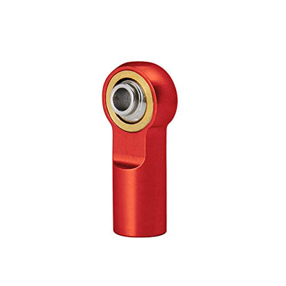 QUE-T 10pcs Metal Link Rod End M4 Ball Joint Head for RC Crawler Car (Red) - color: Red