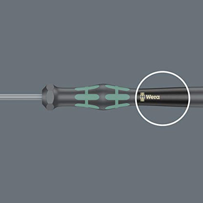 WERA 05118066001 2054 Screwdriver for Hexagon Socket Screws for Electronic Applications, 1.5 x 60 mm - size: One Size