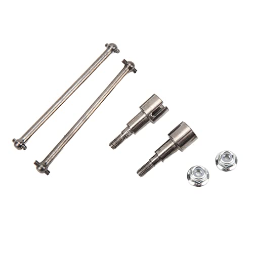 RC Car Rear Drive Shaft Replacement, Steel Rear Axle Shaft for SCY 16101 16102 16103 16201 1/16 RC Cars, High - Precision Dogbone with Smooth Power Transmission