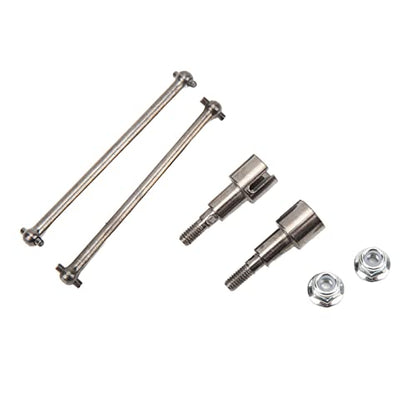 RC Car Rear Drive Shaft Replacement, Steel Rear Axle Shaft for SCY 16101 16102 16103 16201 1/16 RC Cars, High - Precision Dogbone with Smooth Power Transmission