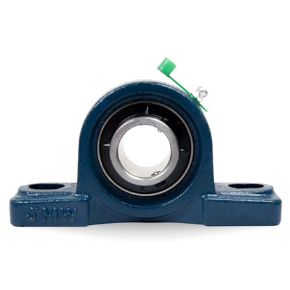 UCP201-8 Pillow Block Bearing (2 Pack), 1/2 inch Bore, 2 Bolt Flange Mounted, Solid Cast Iron Base, Self-Alignment - size: UCP201-8