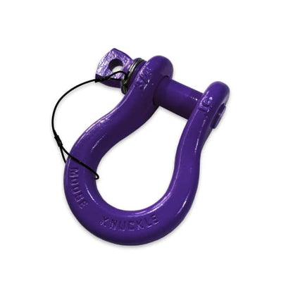 B'oh Spin Pin 3/4” Recovery Shackle | 10,000 lbs Capacity - High-Strength Carbon Steel with 7/8" Pin Recovery Gear Towing Accessories - Pin Style : Screw, Grape Escape - color: Grape Escape
