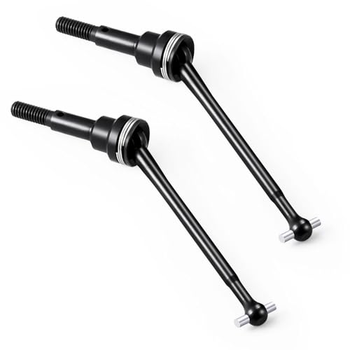 MORLORDY 2Pcs Front CVD Driveshafts Dogbone for 1/12 WL 12428 RC Off Road Truck Upgrade Parts