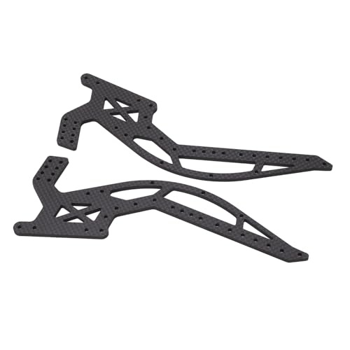 RC Crawler Wheelbase Chassis Kit, 110/ RC Crawler Carbon Frame, Strength Chassis Girder Rails with Shock Absorption, Replacement for, Aluminum Alloy Construction