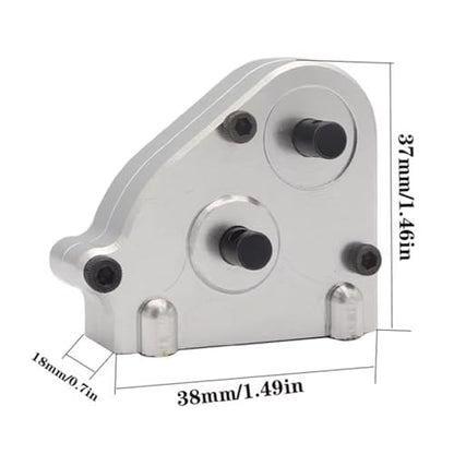 Components for MN MN86 MN86S MN86K MN86KS G500 1/12 Metal Transmission Gearbox Transfer Case RC Crawler Car Upgrade Parts(Silver) - color: Silver