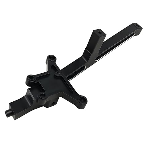 Aluminum Front Chassis Brace for 1/8 Sledge 4WD RC Truck (Black) | Alloy,95076-4,9520,Monster Truck,Upgrade Parts,CNC Machined,High Strength,Precision Fit,Wear Resistant - color: Black