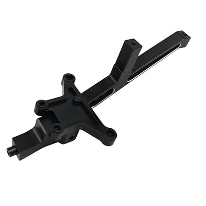 Aluminum Front Chassis Brace for 1/8 Sledge 4WD RC Truck (Black) | Alloy,95076-4,9520,Monster Truck,Upgrade Parts,CNC Machined,High Strength,Precision Fit,Wear Resistant - color: Black