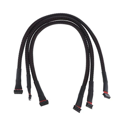 Brushless Motor Sensor Wire Cable 250mm (9.84 inch) 3pcs Compatible with RC Car Truck Model Toy Parts, High Quality Silicone