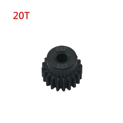 5-Pack Steel 48P Pinion Gear Sets 19T 20T 21T 22T 23T with Screws for 3.175mm (1/8-Inch) Shaft 1/10 RC Car Brushless Brush Motor - size: 19T 20T 21T 22T 23T