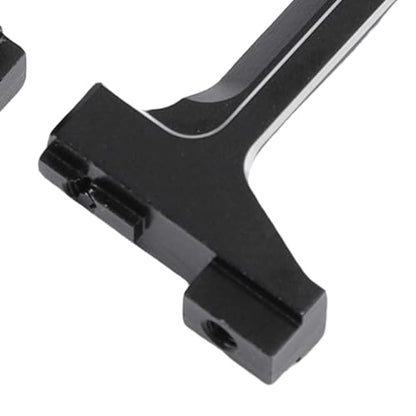 CNC Aluminum Bumper Bracket Set for 1/18 RC Car , Premium Front & Rear Mount for Off Road Crawlers - Black (2PCS)