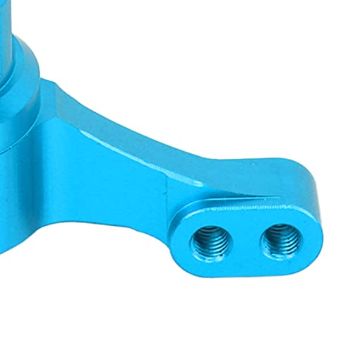 RC Car Steering Cup, Durable Aluminum Alloy Front Knuckle Arm for 1/10 Scale RC Vehicles, Blue for Hobbyists and Racing Enthusiasts