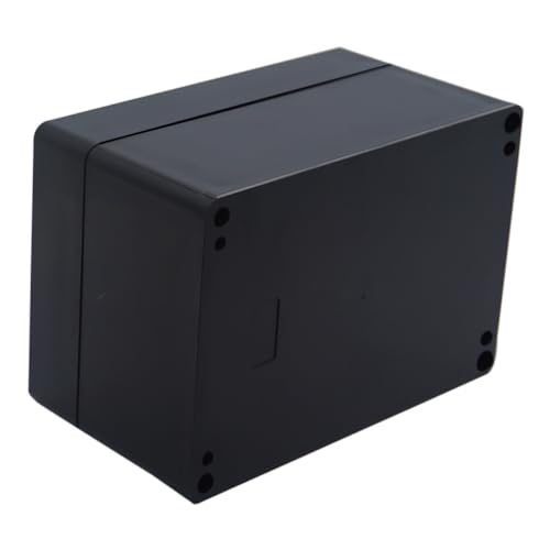 Project Box IP65 Waterproof Junction Box ABS Plastic Electrical Boxes DIY Electronic Project Case Power Enclosure 6.3x4.33x3.54 inch (160 x 110 x90 mm) - color: Black, size: 6.30"x4.33"x3.54"