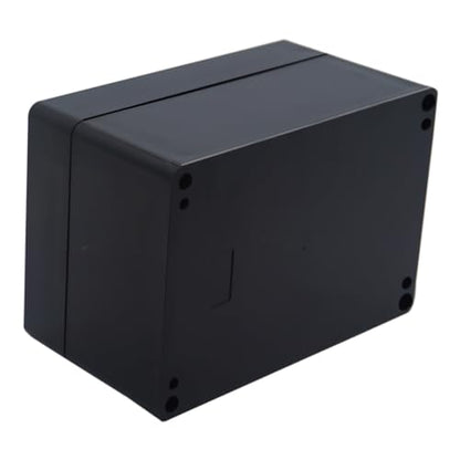 Project Box IP65 Waterproof Junction Box ABS Plastic Electrical Boxes DIY Electronic Project Case Power Enclosure 6.3x4.33x3.54 inch (160 x 110 x90 mm) - color: Black, size: 6.30"x4.33"x3.54"