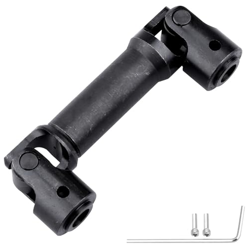 Splined Steel Universal Drive Shaft Driveshafts CVD Axle Shaft 1/10 Scale RC Crawler Car Upgrades Replacement for Traxxas Axial Tamiya RC4WD Redcat Racing (75-102mm Length) - size: 75-102mm Length