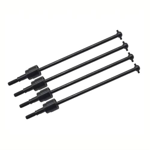 for HSP 94111 94108 94170 8Pcs Steel Dogbone Drive Shaft & Wheel Axle Replacement 08029 02033 For1/10 RC Car Parts,Black RC Car Repair Kit