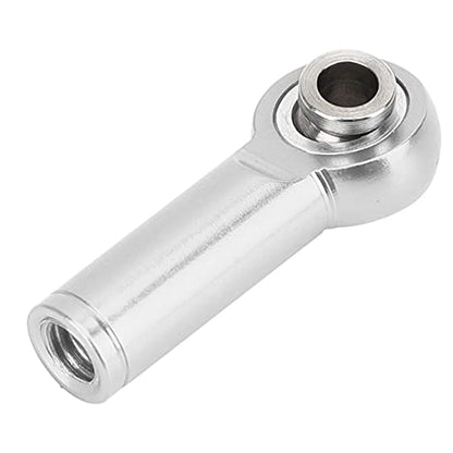 Shanrya RC Tie Rod End, Aluminium Alloy Tie Rod End 10Pcs Tie Push Link Rod Joint, Rc Car Accessory M4 Positive Negative Thread for Toy Model 1/10 Model RC Car(Silver)