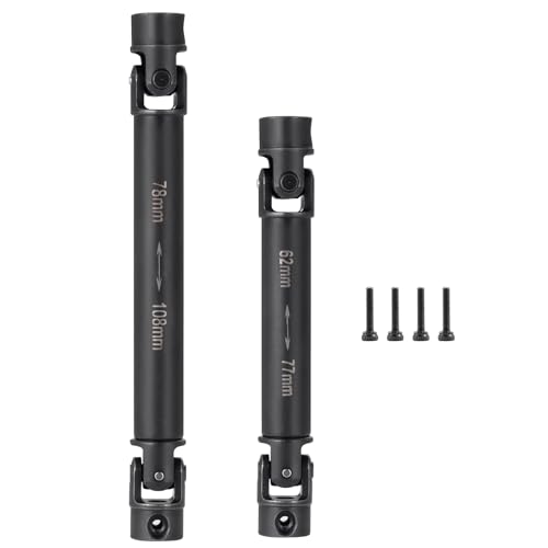 Drive Shaft Steel Front Rear Center Shaft | For 1/18 Axial UTB18 Capra 2WD, RC Crawler Car, Upgrade