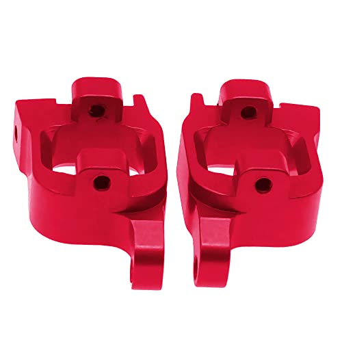 Aluminum Front/Rear Steering Hub Base C Carrier Knuckle Base C Seat Upgrade Parts for WLtoys 144001 1/14 RC Car Truck Buggy Replacement Accessories (Red)