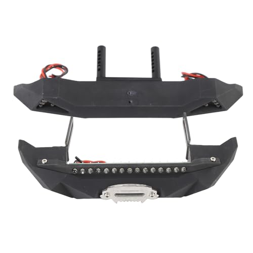 Racing Metal Front Rear Bumper Set Compatible with Axial SCX10 90046 RC Crawler 6061 Aluminum Alloy Collision Kit Mounting Hardware