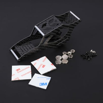 SCX24 LCG Chassis Carbon Fiber Chassis Frame Kit for Axial SCX24 Upgrade Parts 1/24 RC Crawler