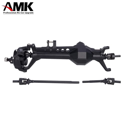 Vanquish F10 Portal Axles with CNC-Machined High-Strength Steel Gears, Aluminum CNC Vanquish F10 Axles for 1/10 RC Crawler Vanquish VS4-10 Axial SCX10 II Upgrades - color: Black