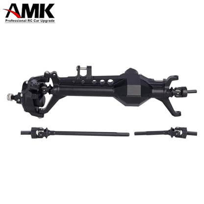 Vanquish F10 Portal Axles with CNC-Machined High-Strength Steel Gears, Aluminum CNC Vanquish F10 Axles for 1/10 RC Crawler Vanquish VS4-10 Axial SCX10 II Upgrades - color: Black