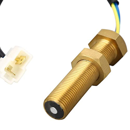 M16x1.5 Magnetic Rotate Speed Sensor - Gear Teeth Pick Up Sender - IP44 - Measure Engine Rotation Speed - for Engine Monitoring - Automotive Mechanics
