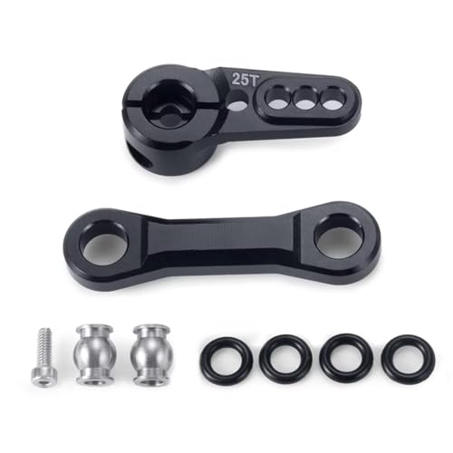 Rc Parts For Kraton 1/8 Aluminum Alloy 25T Servo Arm Steering Linkage Link Rod Set RC Car For Buggy Truck Model Upgrade Parts