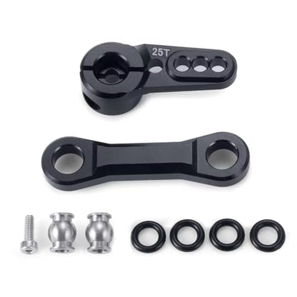 Rc Parts For Kraton 1/8 Aluminum Alloy 25T Servo Arm Steering Linkage Link Rod Set RC Car For Buggy Truck Model Upgrade Parts