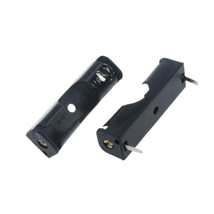 8Pcs Battery Holder with Solder Lugs for 1 Slot AAA, Single 1.5V AAA Battery Case with Solder Lugs for DIY Electronics Projects, Black Plastic Cell Box (1AAA Solder Lug) - color: 1AAA solder lug