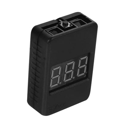 Zerodeko Battery Capacity Tester Digital Voltage Checker Lipo Batteries Low Voltage Alarm Sturdy High-Brightness Led Display for Rc Devices