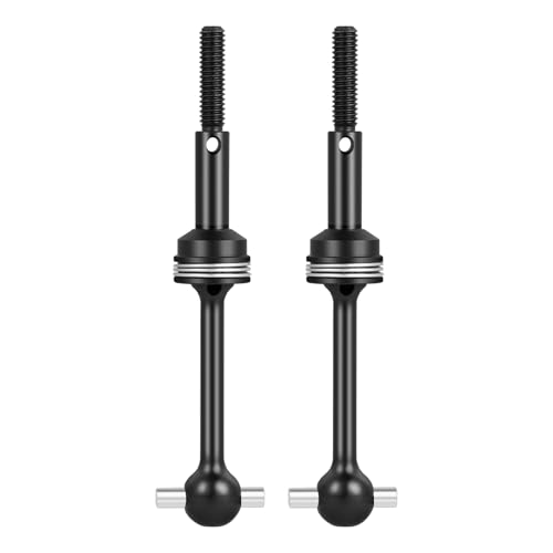 2pcs Steel Universal RC Car Front Rear CVD Drive Shaft Dogbone Joint Compatible with Tamiya TT01 TT01E 1/10 RC Drift Car Upgrade Parts