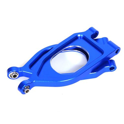 RC Swing Arm Kit for ARRMA 1/10 Gorgon 4X2 2WD Monster Truck Metal RC Front Lower&Upper Suspension Arm Upgrade Parts (Blue) - color: Blue