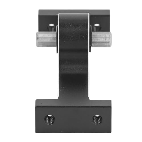 70mm Aluminum Alloy Transfer Case for 1/10 RC Crawler, Wireless - Ready D - Shaft Gearbox with 5mm Steel D - Shaped Shaft, Compatible with SCX10 III and Gen8 (Black) - color: Black