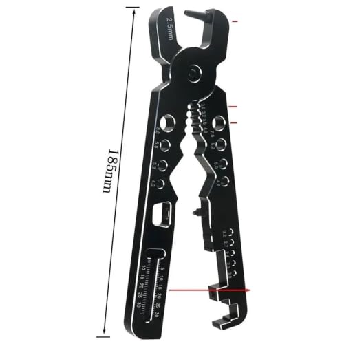RC Crawlers Components Multi Tool Metal Clamp Shock Absorber Pliers Ball Head Clip for 1/8 1/10 RC Car Upgrades Parts Spare Toy Models