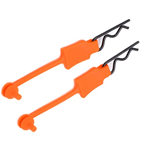 1/10 RC Body Clips, Universal Metal & Silicone Car Shell Pins, Durable Replacement Latch for Axial SCX10, ARRMA, GEN8