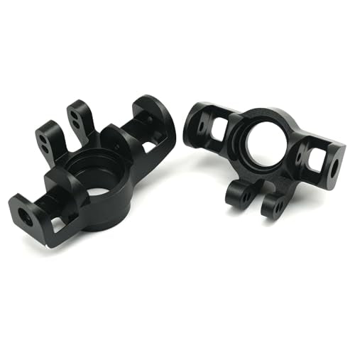 Aluminum Upgrade Parts Set for ARRMA 1/16 Mini Kraton 3S, Front/Rear Upper/Lower Arm, Gearbox Cover, Wing, Steering Link (Black Front Hub/Knuckle Arm) - color: Black Front Hub/Knuckle Arm