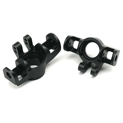 Aluminum Upgrade Parts Set for ARRMA 1/16 Mini Kraton 3S, Front/Rear Upper/Lower Arm, Gearbox Cover, Wing, Steering Link (Black Front Hub/Knuckle Arm) - color: Black Front Hub/Knuckle Arm