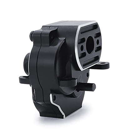 SWX Metal Complete Transmission with High Range Gears,16.6:1 Reduction Ratio Gearbox for 1:18 TRX4M RC Truck Upgrade (High Range Gear) - size: High Range Gear