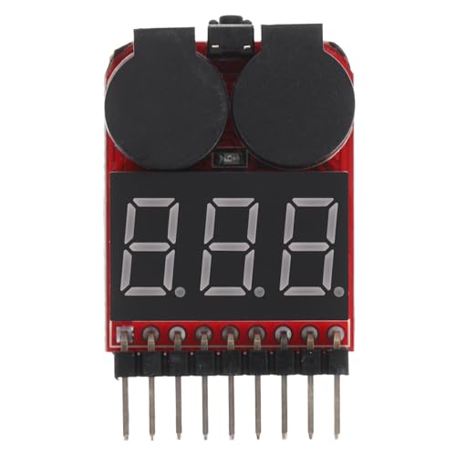 Generic Lithium Ion Battery Tester Digital Volt Gauge Low Voltage Alarm Battery Checker Voltage Checker