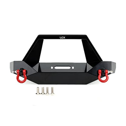 LCX 1/10th RC Crawler Car Metal Front Bumper for TRX4 TRX-4 Axial SCX10 II 90046 90047 SCX10, Upgrades Parts Accessories