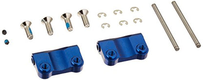 Traxxas 2798X Blue-Anodized Aluminum Rear Suspension Arm Mounts (pair)