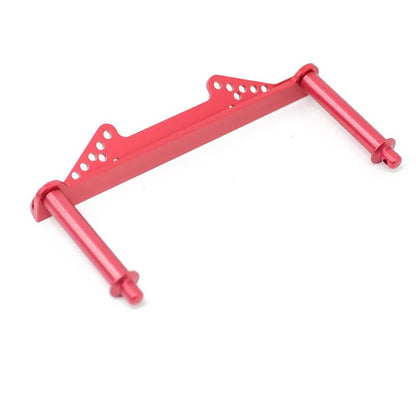 Replacement RC Car Front & Rear Body Mounts Posts for Traxxas 1/10 Slash 2WD Aluminum Alloy Durable RC Car Upgrade Accessories - color: Red