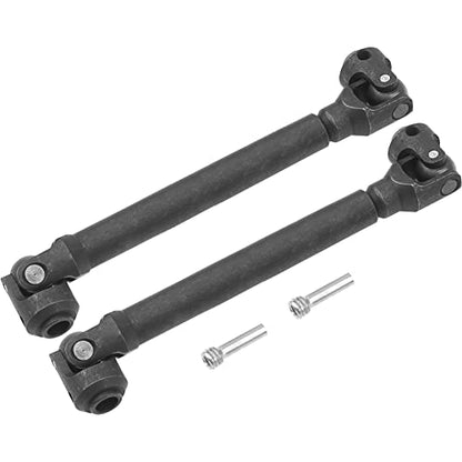 2Pcs ShareGoo Universal Drive Shaft CVD Driveshaft Upgrade Parts Compatible with Axial SCX10 SCX10-II Redcat Gen7 Gen8 RC4WD D90 1/10 RC Crawler Car (107-154mm)