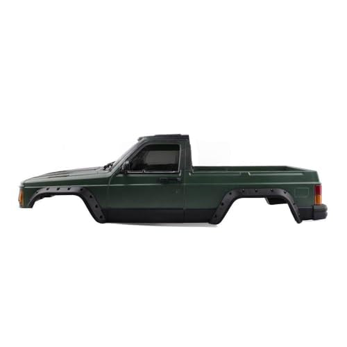 RC Car Hard Body Shell Kit,313mm Wheelbase Cherokee Body Car Shell for 1/10 RC Crawler Axial SCX10 & SCX10 II 90046 90047 TRX4 Kit (Military Green, Pickup A) - color: Military Green, Pickup a