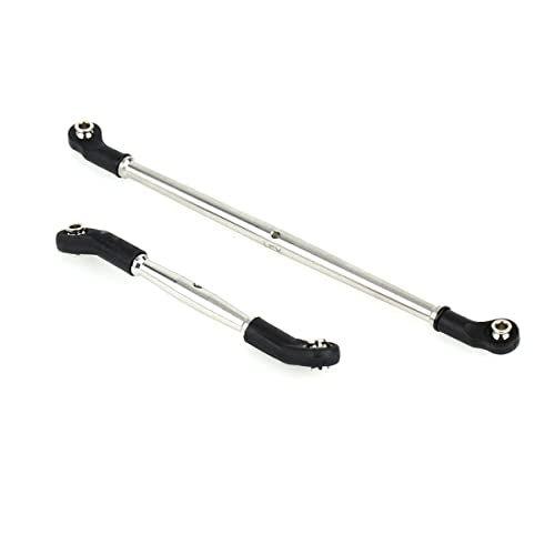 LCX Racing 1/10th RC Crawler Car Stainless Steel Front Steering Linkage for Traxxas TRX4 TRX6 6x6 G63, Upgrades Parts Accessories