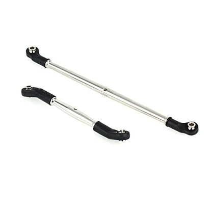 LCX Racing 1/10th RC Crawler Car Stainless Steel Front Steering Linkage for Traxxas TRX4 TRX6 6x6 G63, Upgrades Parts Accessories