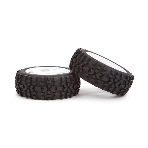 118mm 1/8 RC Off-Road Buggy Tires & Wheels Set, 17mm Hex Hub, 4 Pcs, for ARRMA, Traxxas, Redcat, Team Losi, Kyosho, VRX, HPI, HSP, Hobao
