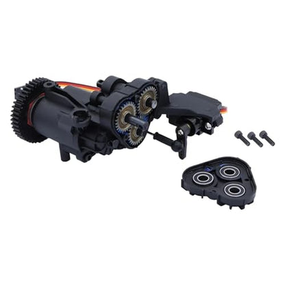 2 Speed Transmission Gearbox with Internal Gears and Servo for 1/10 RC for Crawler TRX4 TRX6 Upgrade Parts
