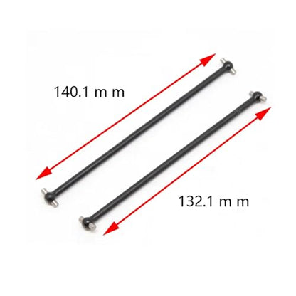 RC Modifications Spare Compatible with Losi for Rock for Racer for Buggy Lasernut U4 1/10 RC Upgrade Parts 1 Set Metal Front Rear Drive Shaft Dogbone